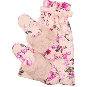 Victoria Secrets Satin Slippers w/Bag NWT SZ L